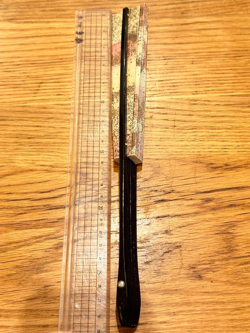 ⑧【美品】日本舞踊　踊り　練習　舞扇　文京堂（ピンクゴールド）