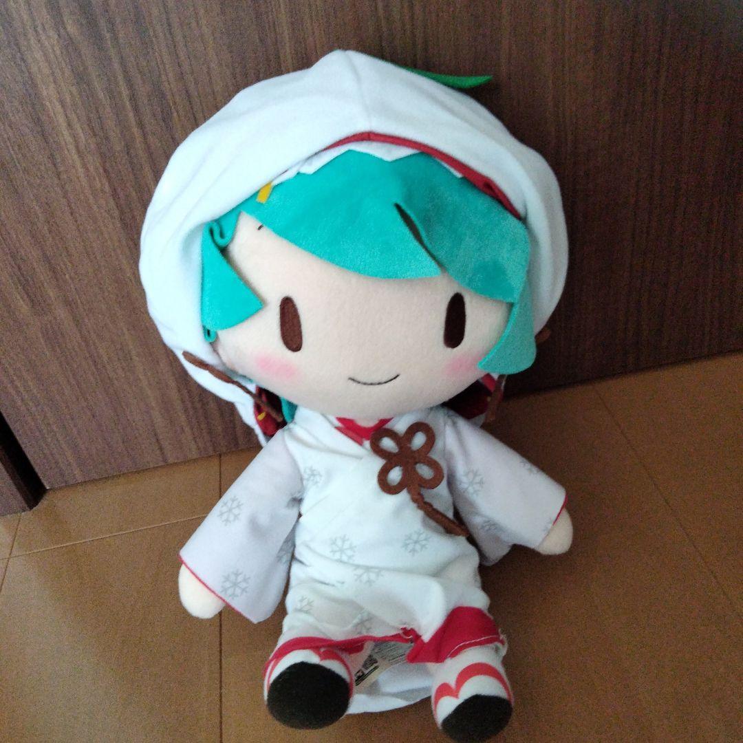 初音ミク ふわふわぬいぐるみ 　クリスマス　 雪ミク 2013