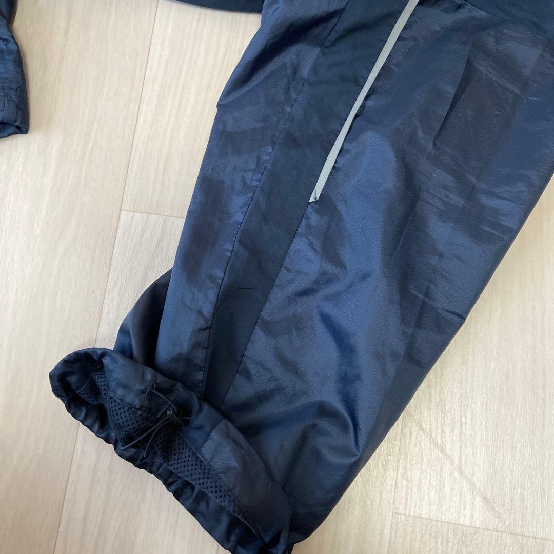 NIKE ナイキ L ナイロンセットアップ 紺色