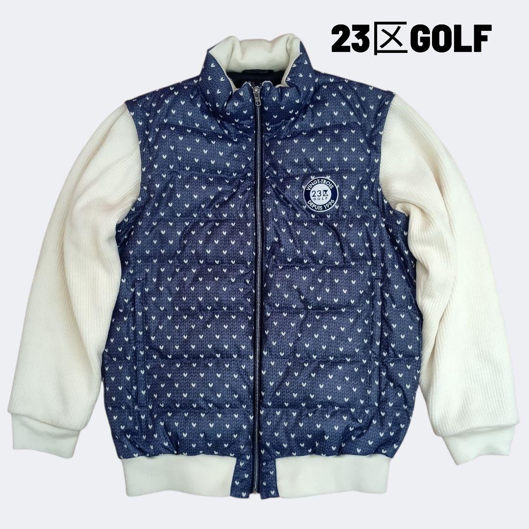 23区GOLF　ゴルフ　ダウンベスト　ダウンジャケット　Mサイズ