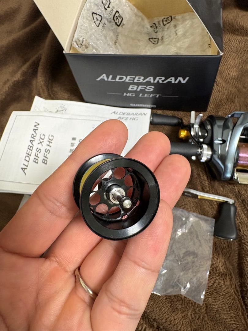 22 ALDEBARAN HG BFS シマノ　渓流　アベイルスプール