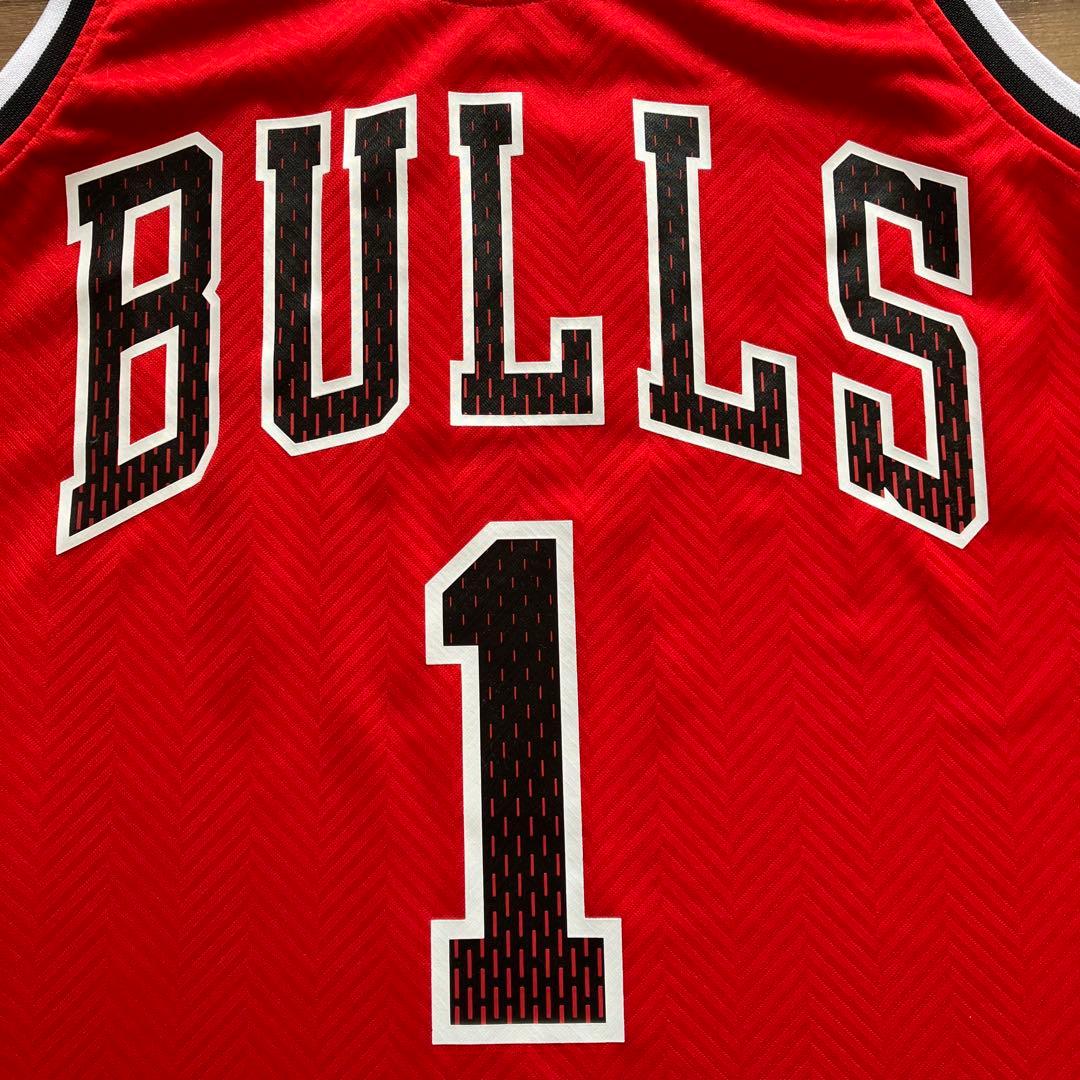 【美品】NBA ブルズ BULLS　adidas デリック・ローズ ユニフォーム