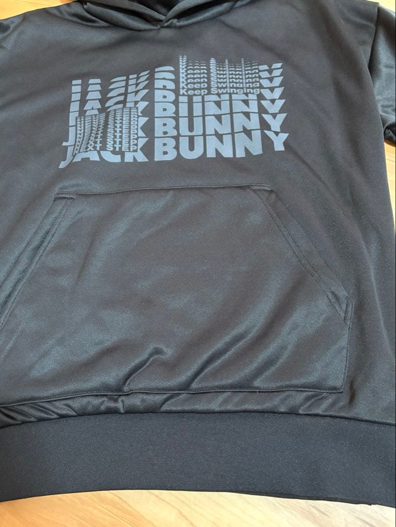 JackBunny ‼︎裏フリースパーカー ブラック 4（M）新品未使用 正規品