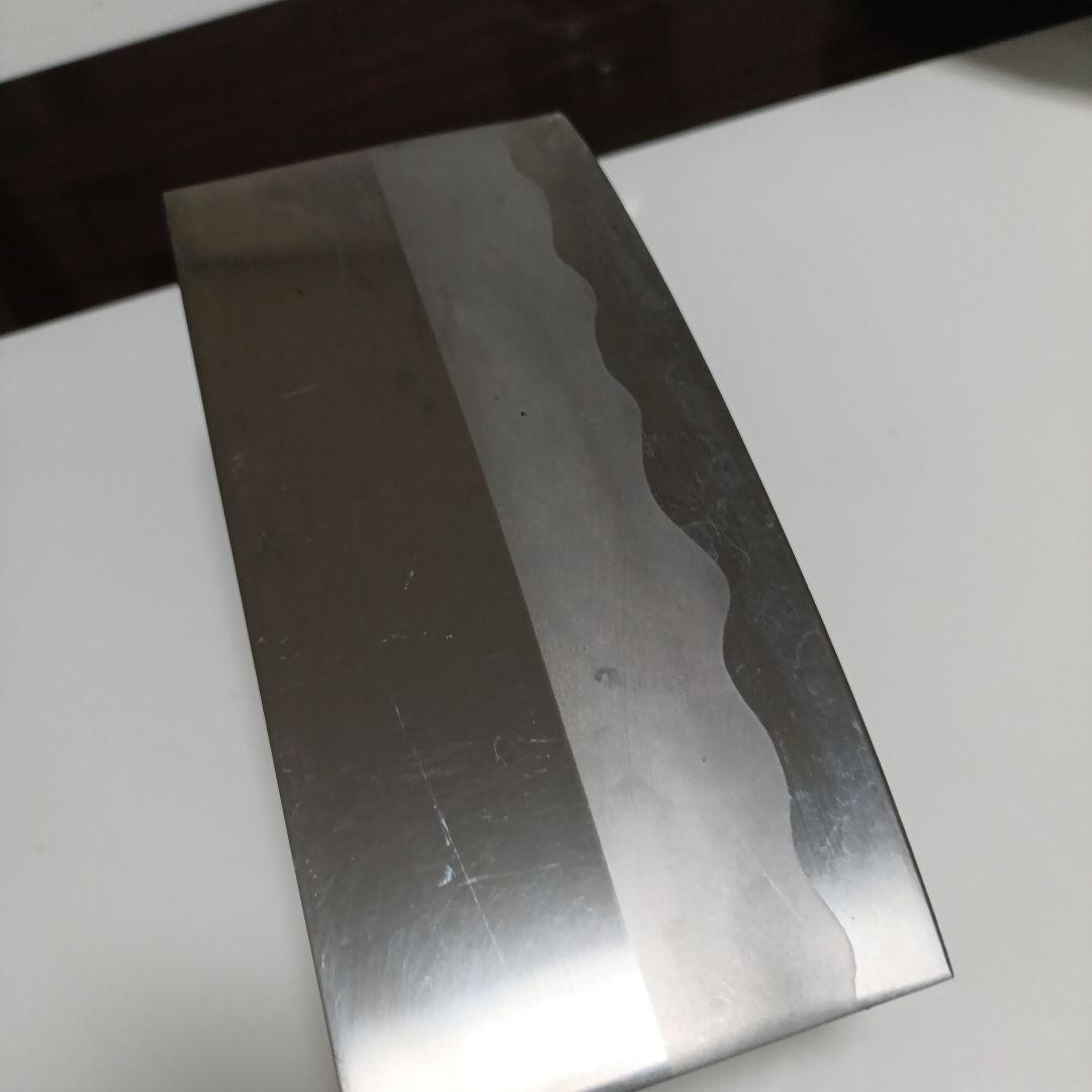山秀作 中華包丁 平刃 木製ハンドル