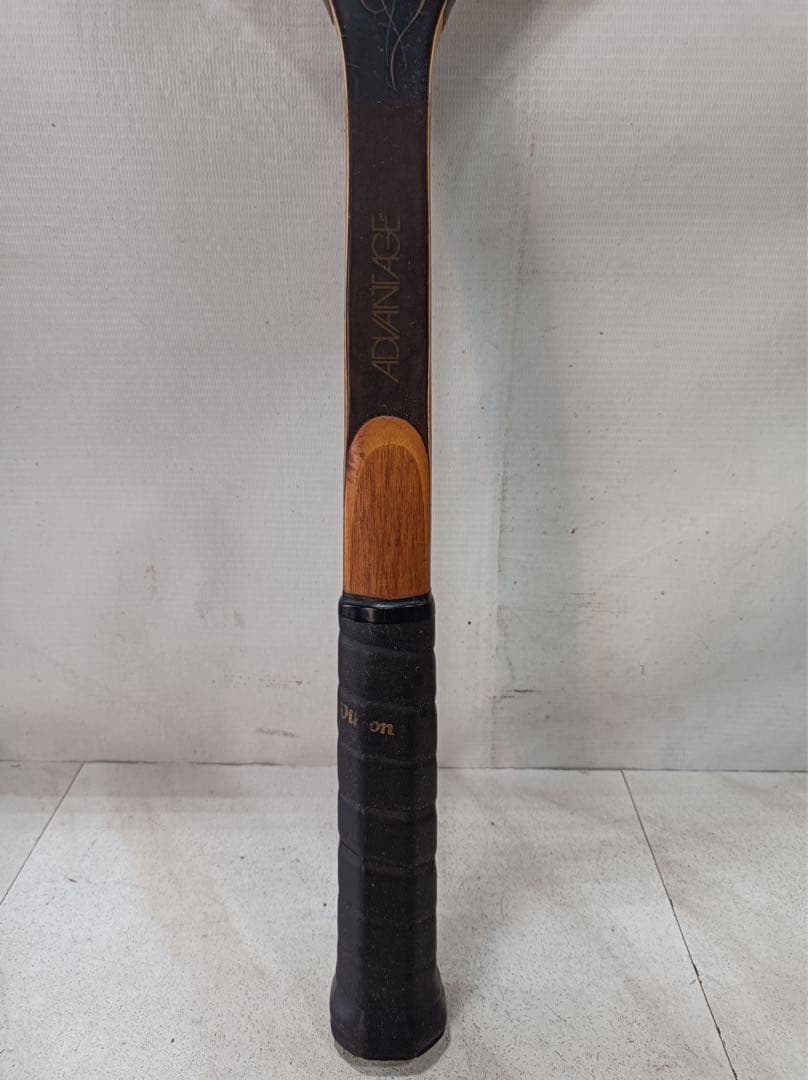 [八6998]Wilson 木製ラケット　ADVANTAGE LM5 レトロ