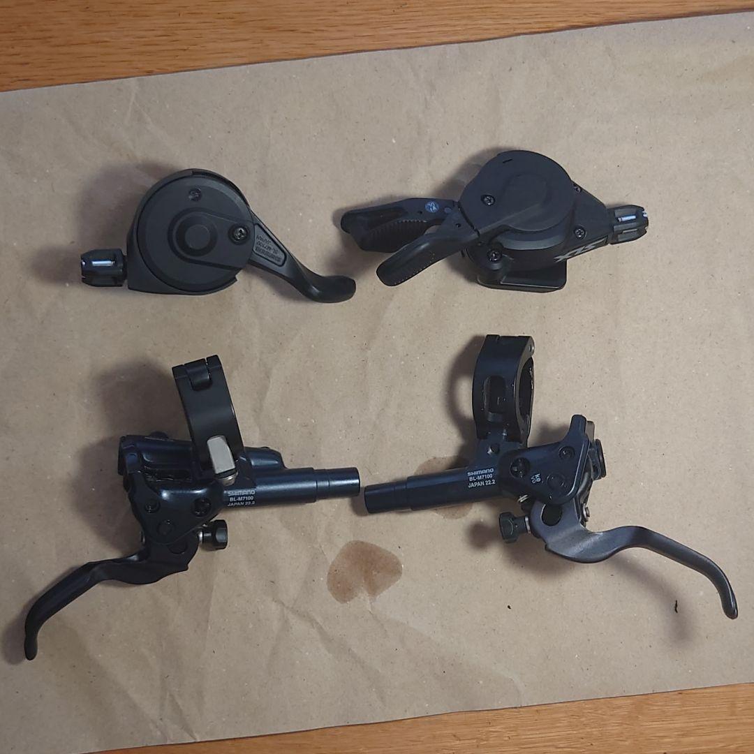 Shimano SLX 7100 12S 油圧 シフター・ブレーキレバー セット