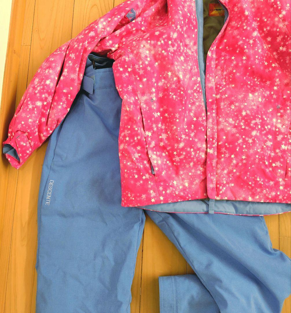 デサント　美品　　セットアップ　上下　スキーウェア　150 140　女子