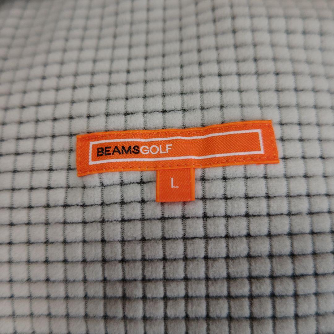 BEAMSGOLF ビームスゴルフ ジップアップベスト Lサイズ グレー
