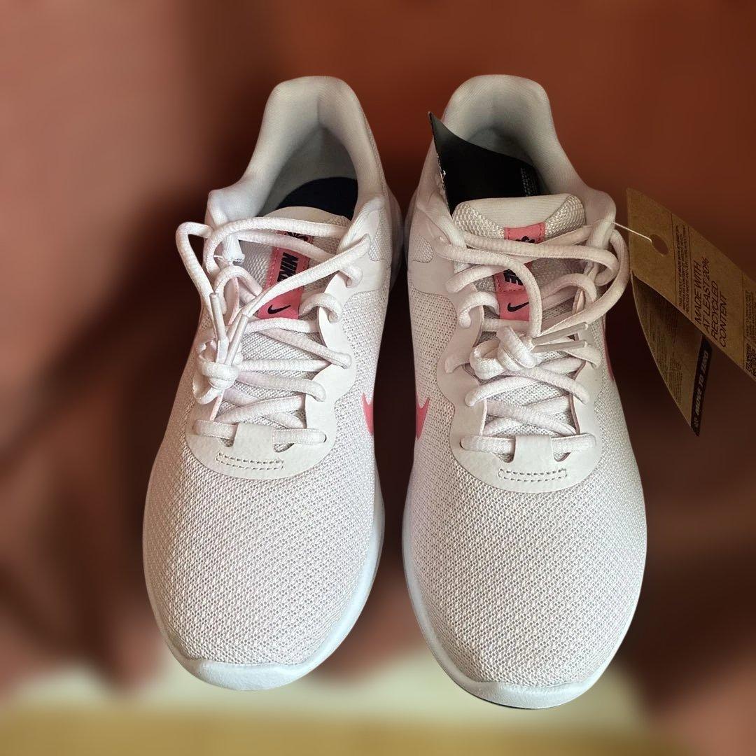 Nike ランニングシューズ ホワイト/ピンク 26.0cm