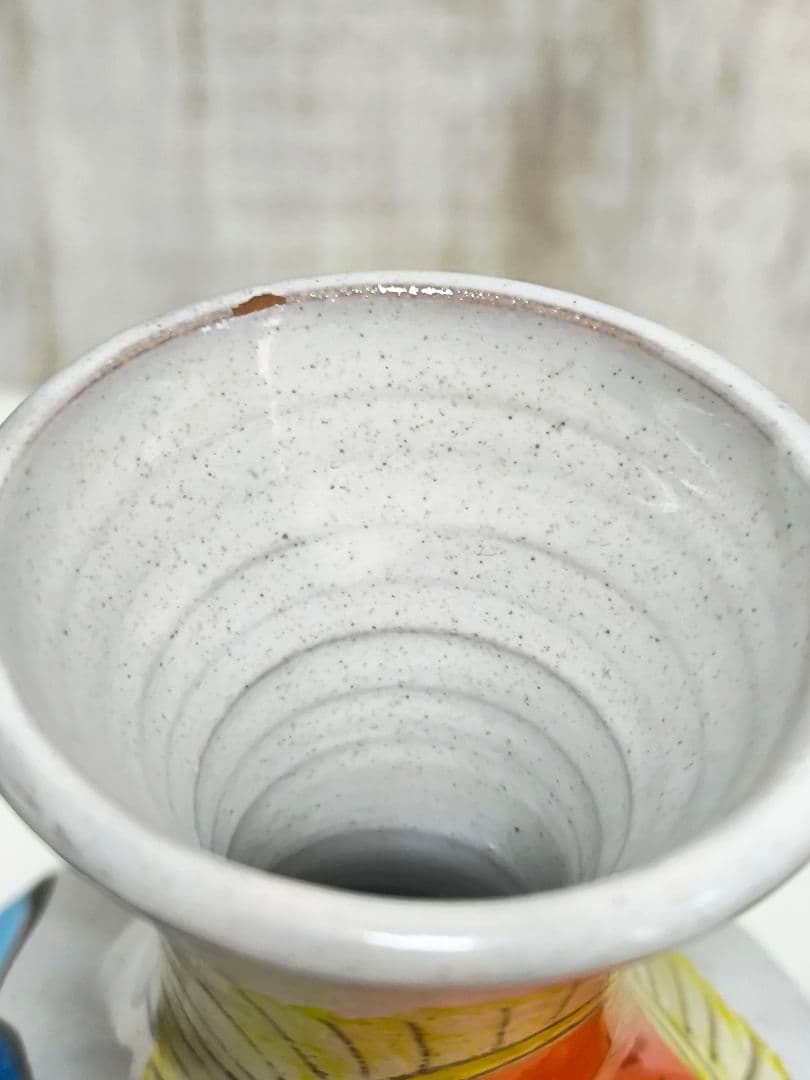 デシモーネ 陶器 花瓶 水差し 2つ イタリア シチリア ヴィンテージ アート