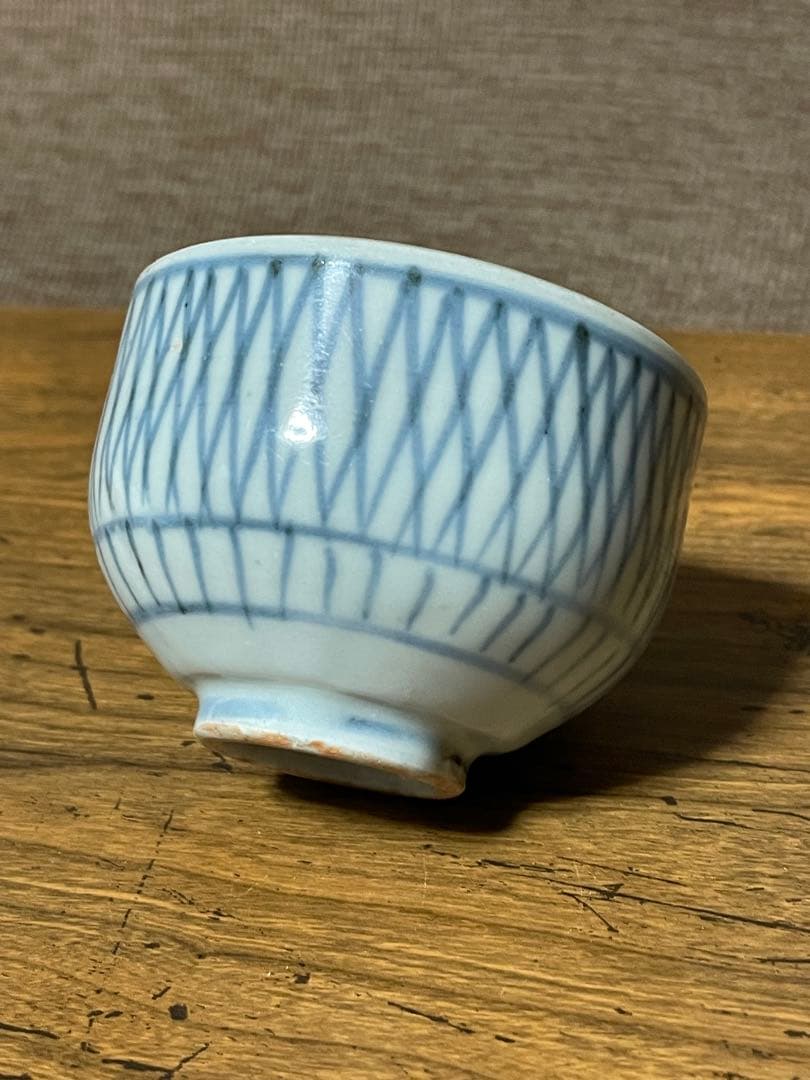 古伊万里 網目肉厚ころ茶碗