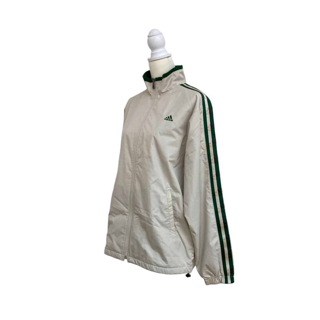 adidas アディダス アイボリー グリーン セットアップ Ｍ
