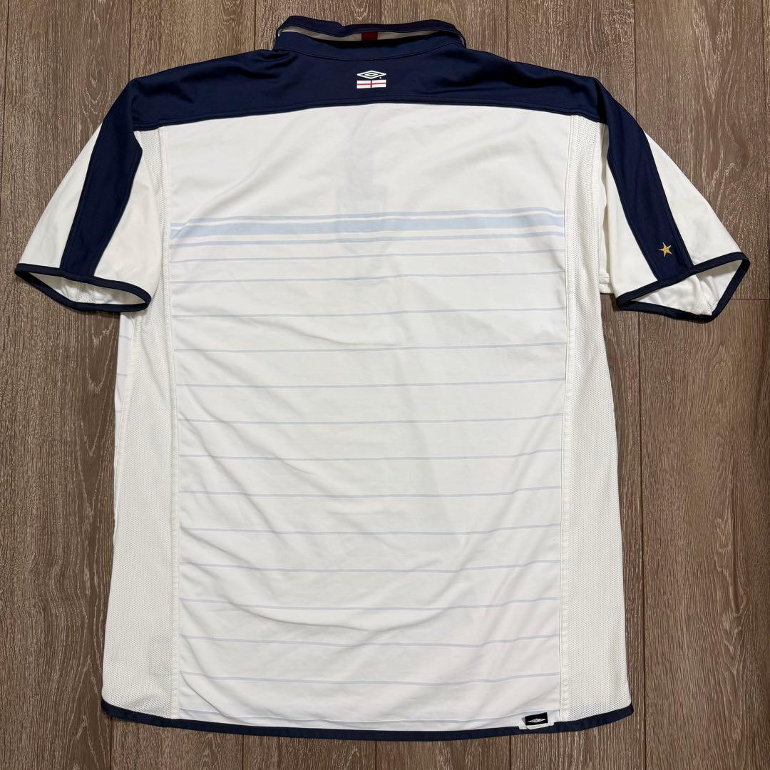 正規品 Umbro イングランド代表 03/05 ベッカム ホーム ユニフォーム
