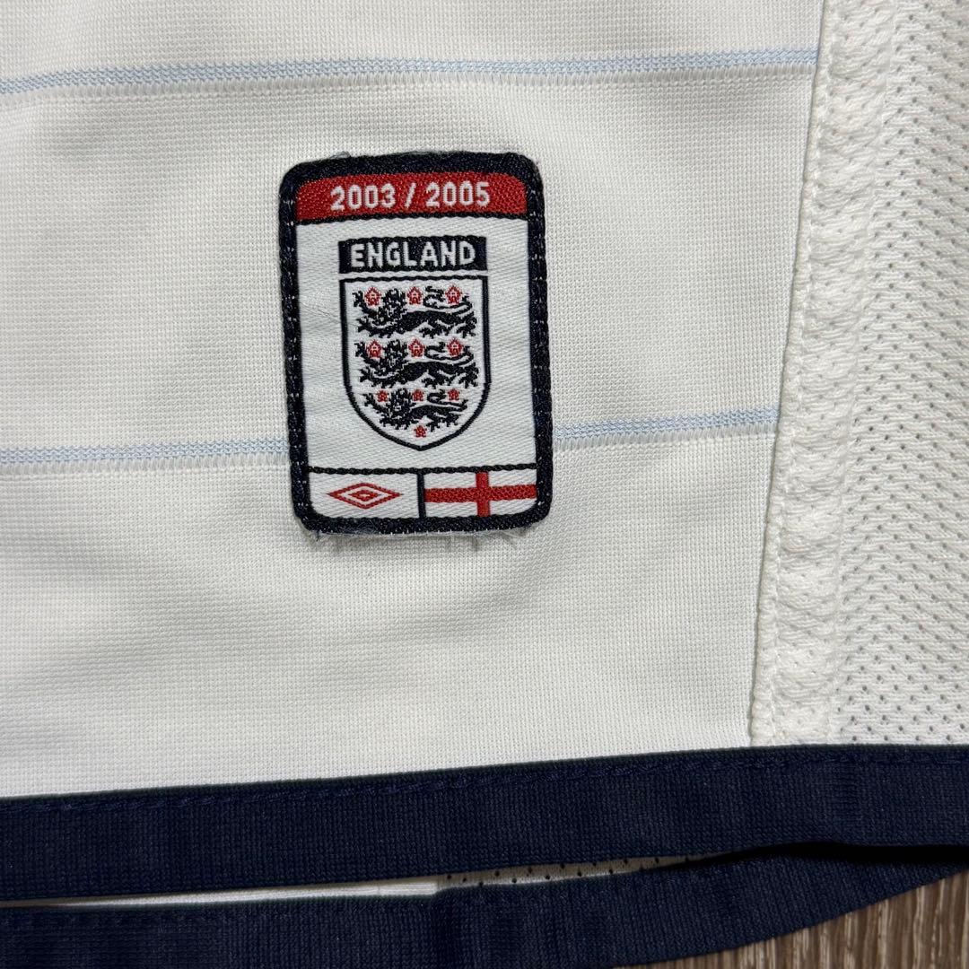 正規品 Umbro イングランド代表 03/05 ベッカム ホーム ユニフォーム