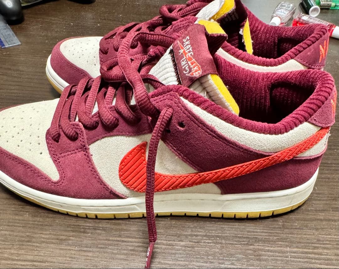 スケートボード NikeSBDunkLow Pro \"Dark Beetroot\" 26.5cm