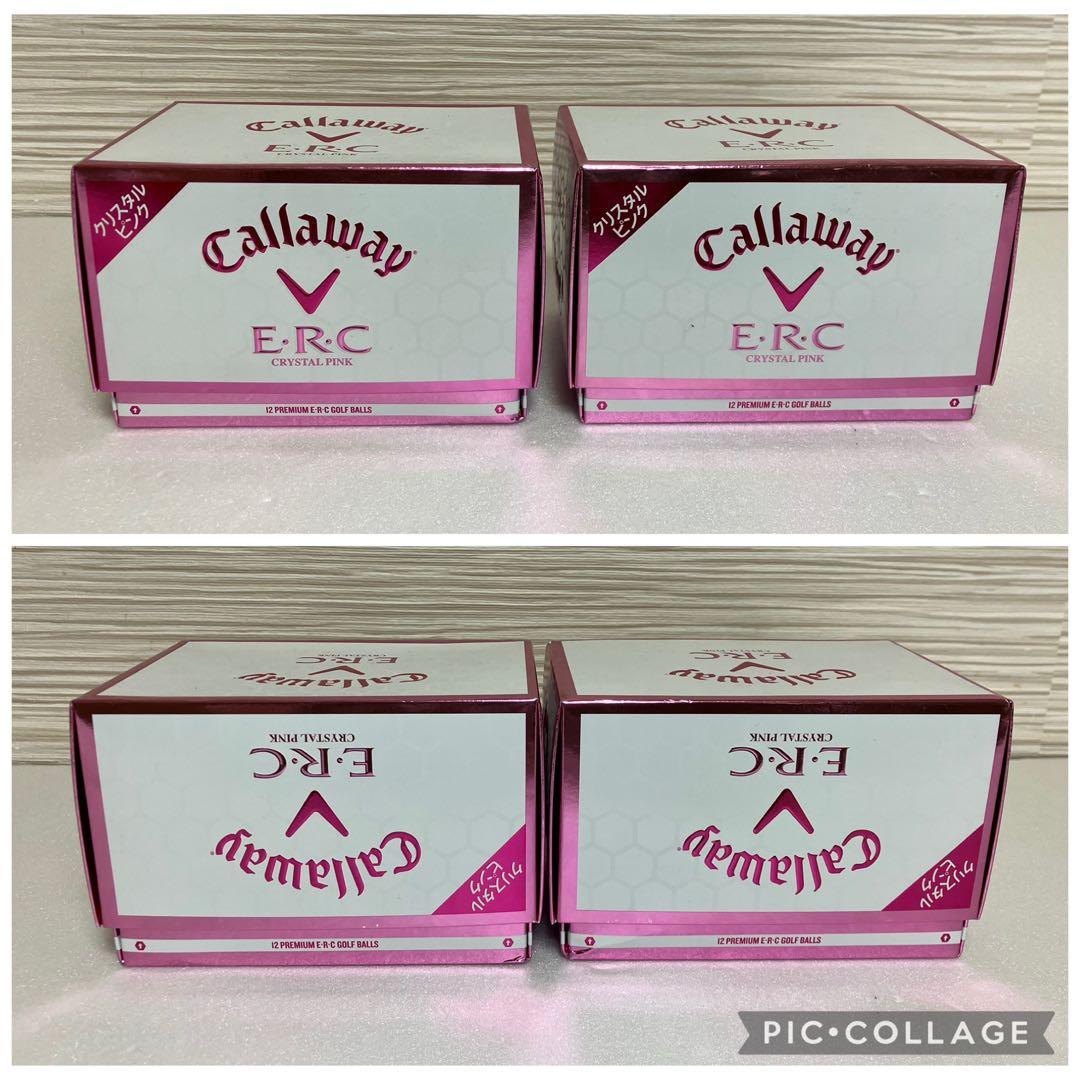 未使用品 Callaway E.R.C. CRYSTAL PINK ゴルフボール