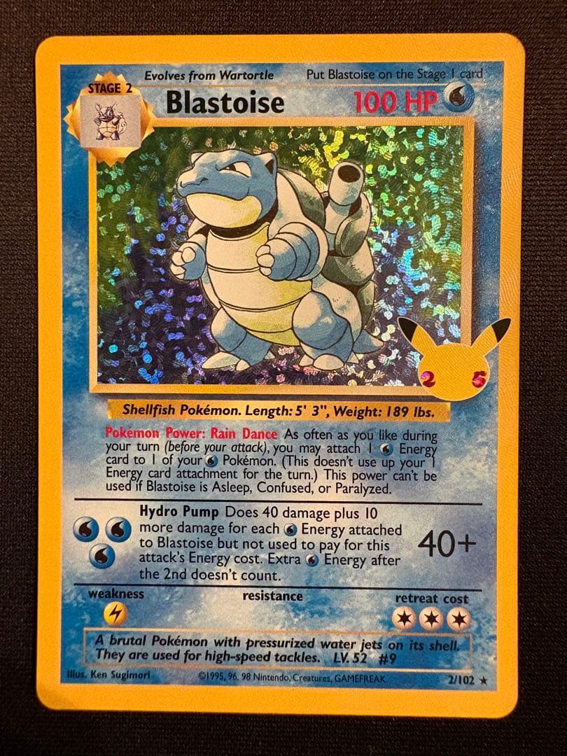 ポケモンカード フシギバナ リザードン カメックス 25周年 英語版