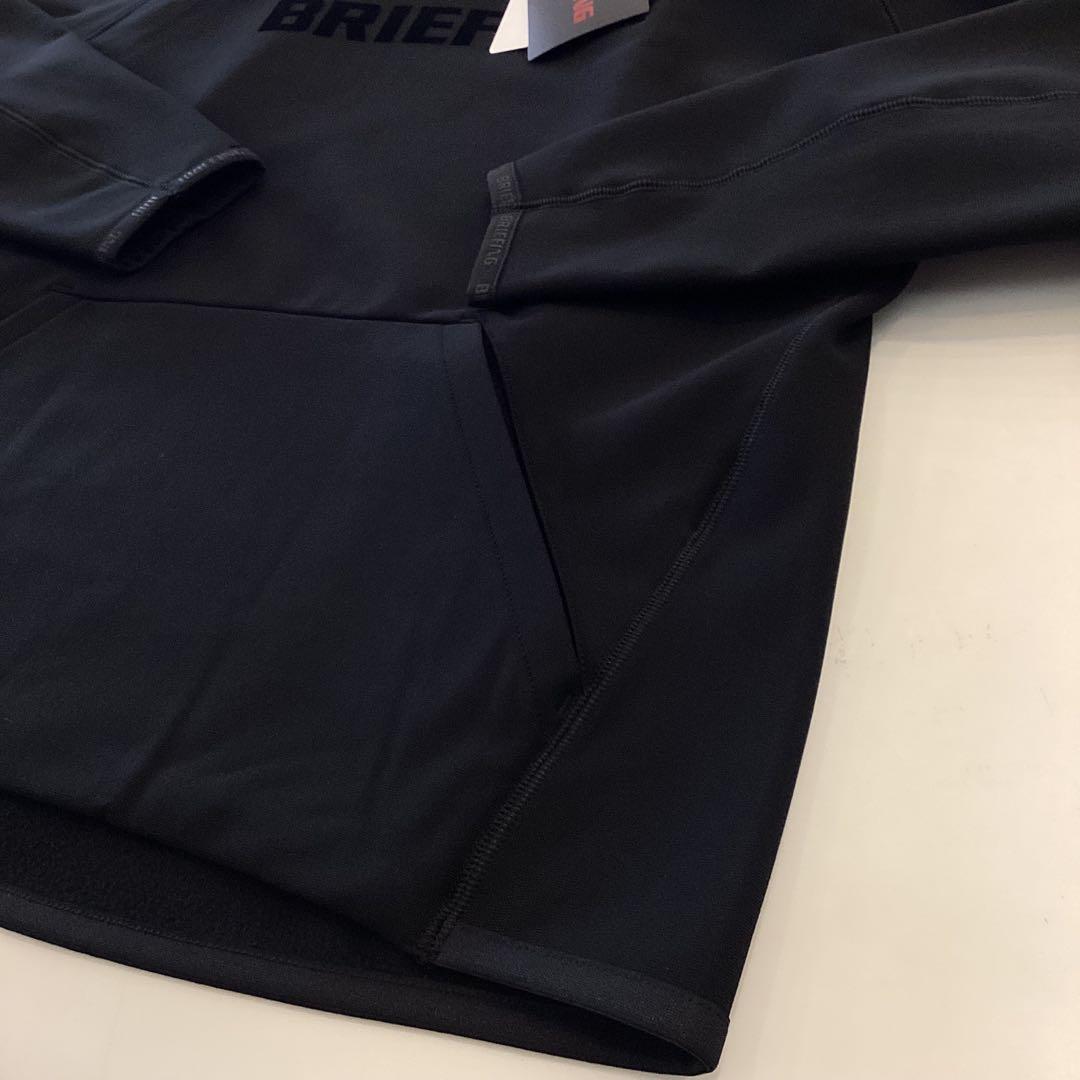 完売品　新品　BRIEFING MEN’S LOGO HOODIE ブラック　S