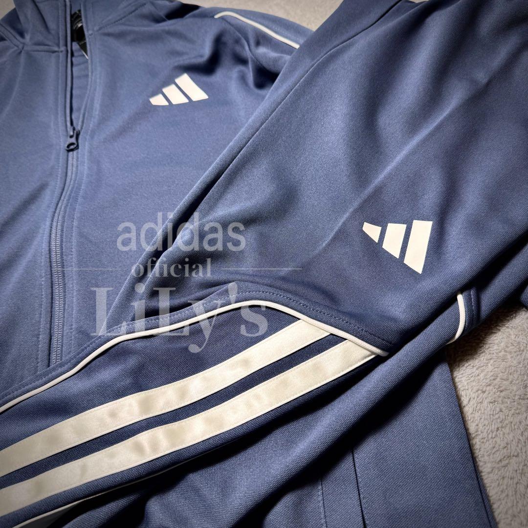 【Ｌサイズ】adidas上下セットアップ　トラックスーツ　青　ブルー　新品未使用