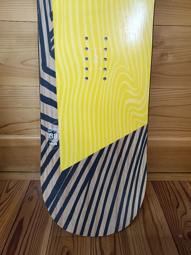 美品　HEAD スノーボード　138cm 黒/黄