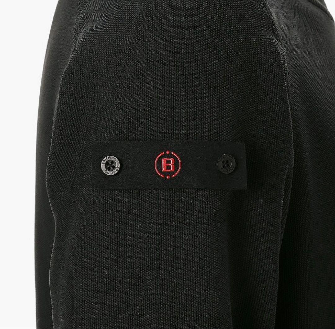 BRIEFING 3D LOGO CREWNECK KNIT（BLACK／M）
