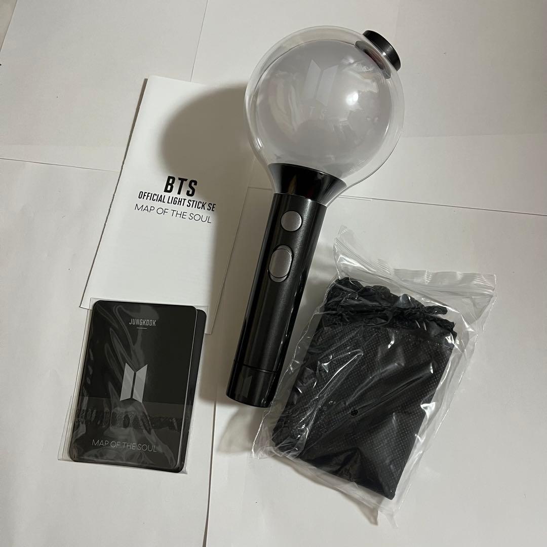 【BTS】アミボム　コンサートグッズ　ペンライト　トレカ付　専用袋付き　テテ