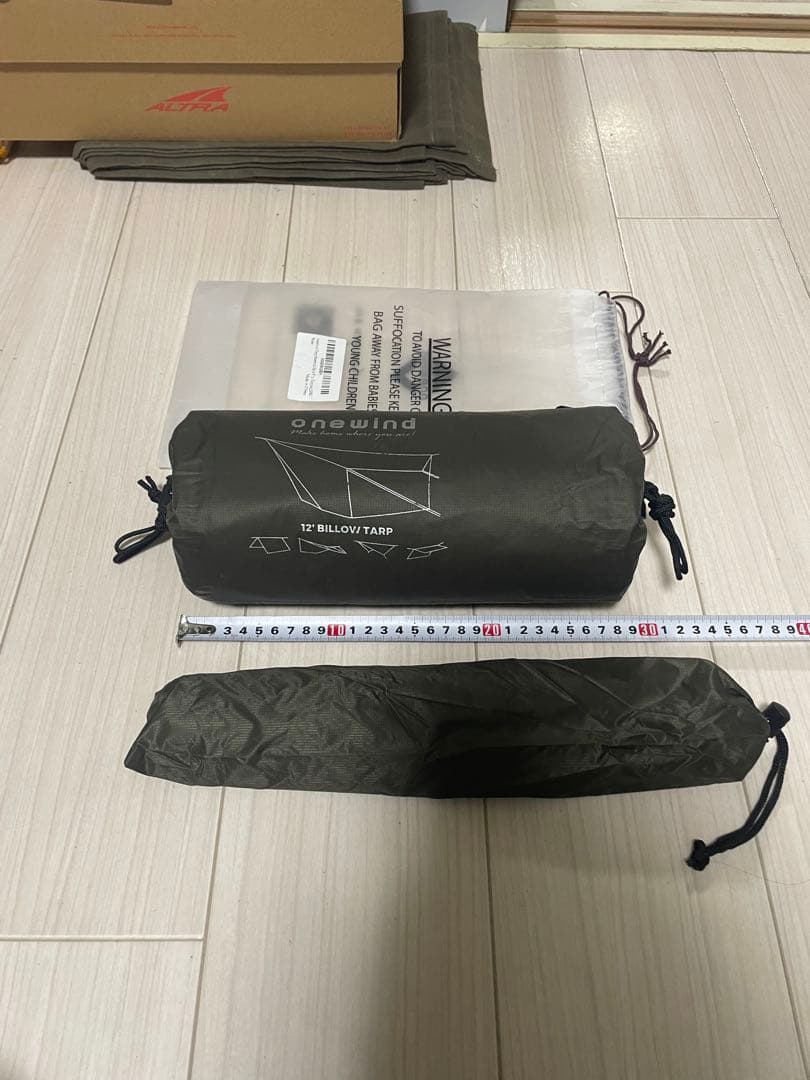 onewind billowタープ＋専用ポールのセット