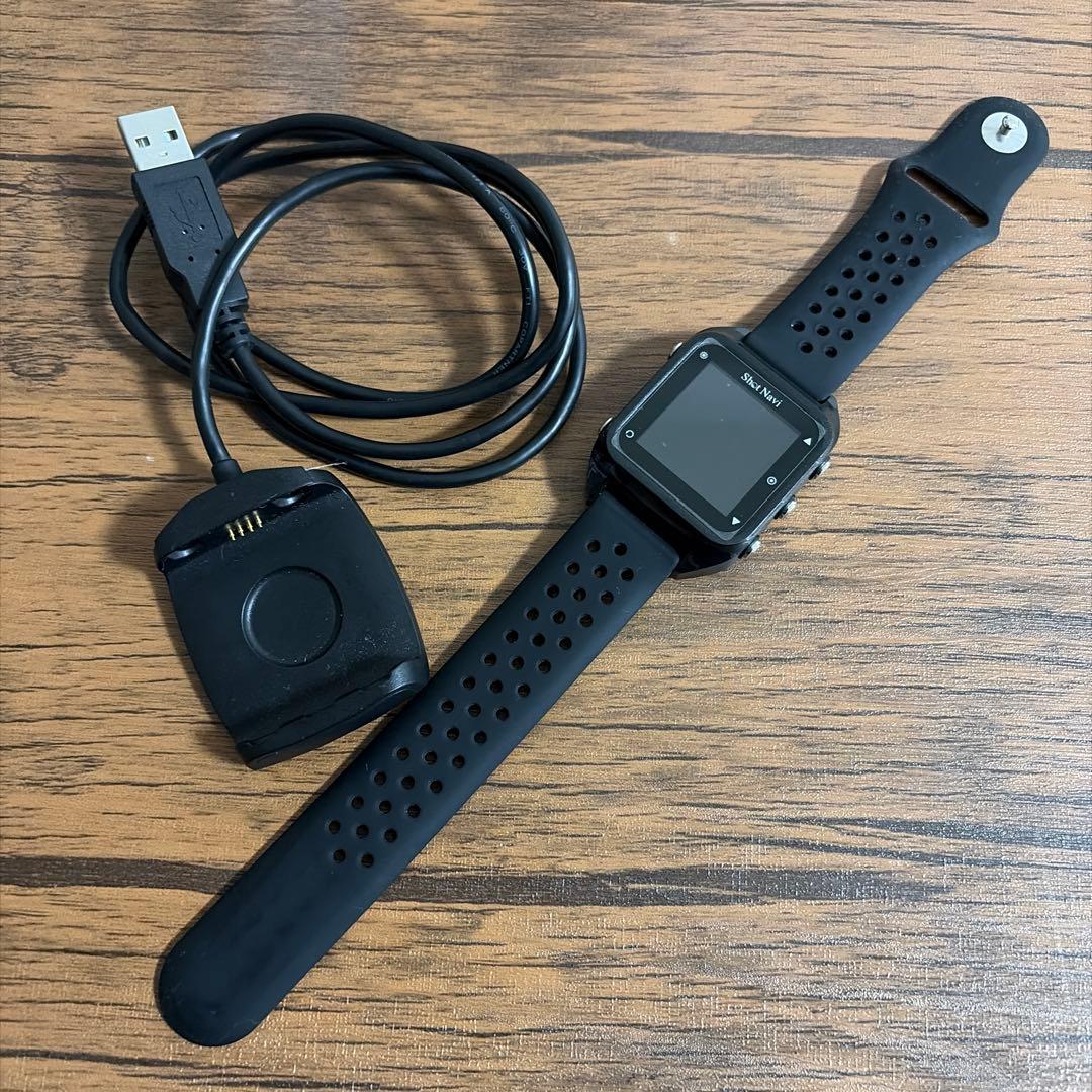 【良品】Shot Navi GPSナビウォッチ ブラック