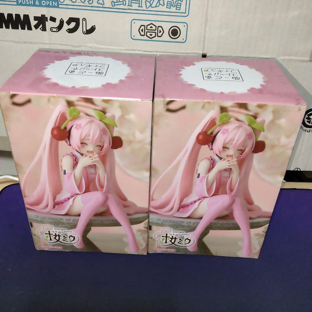 桜ミク　ぬーどるストッパーフィギュア　セット