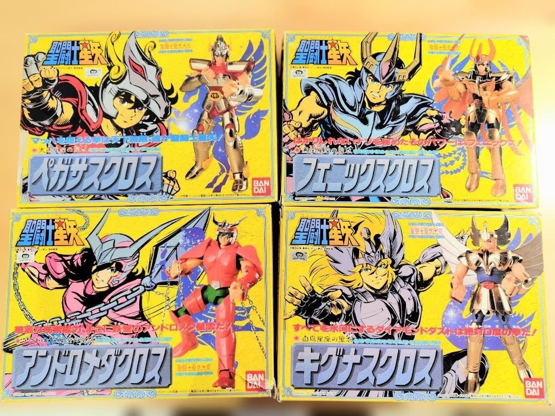 聖闘士星矢ペガサスクロス、アンドロメダ、キグナス、フェニックス