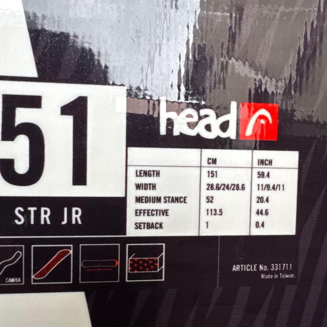 STR JR ROCKA 151cm スノーボード　HEAD ヘッド