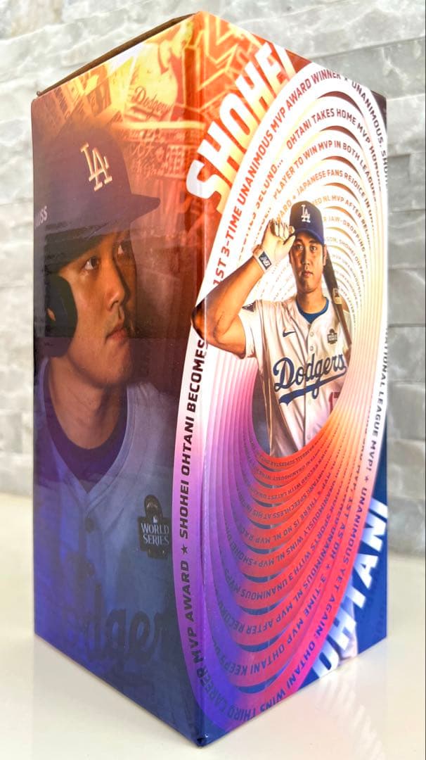 ★新品・未使用：世界に一つのレア逸品★大谷翔平2024MVPボブルヘッド表面粘土