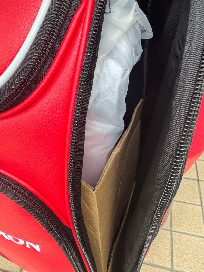 【新品未使用】Srixon キャディバッグ 赤 スリクソン