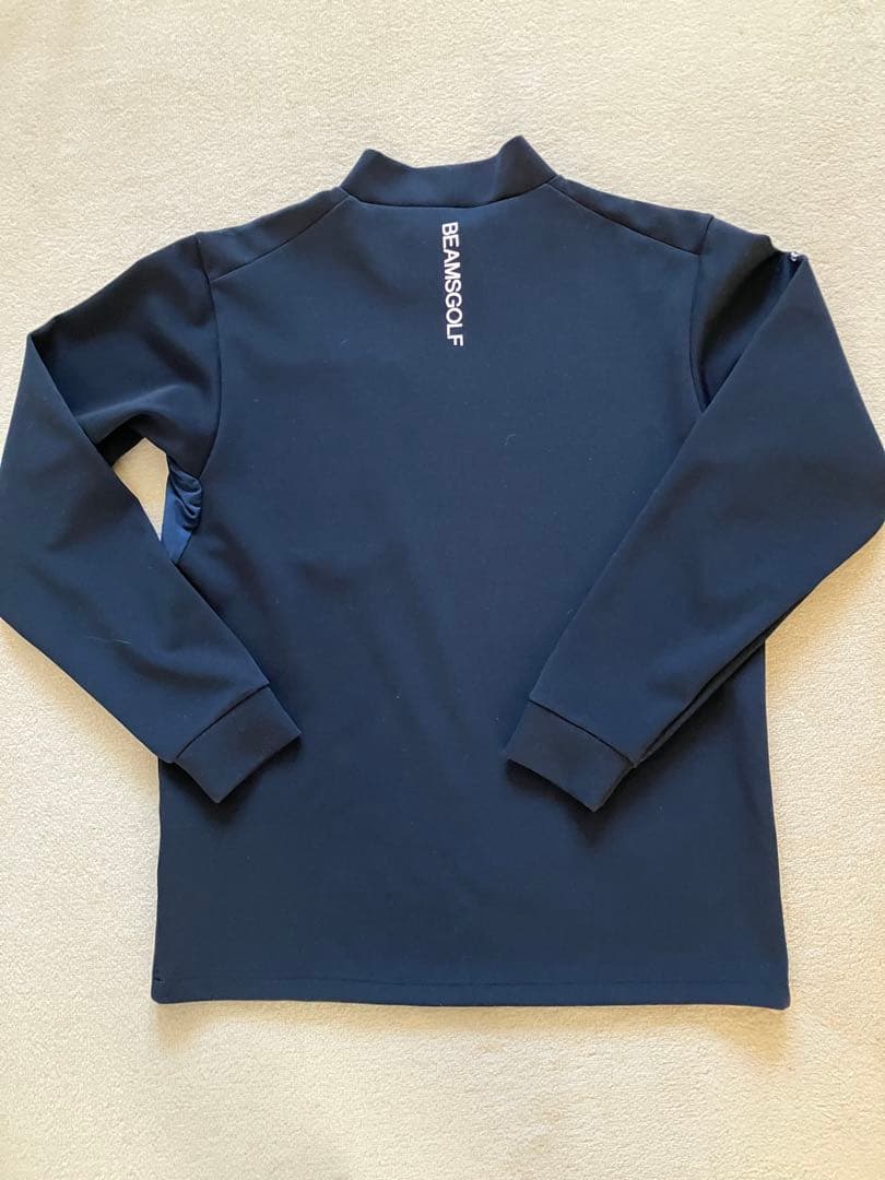 ビームスゴルフ　秋冬　鹿の子ダンボール モックネックシャツ　17,600円　L