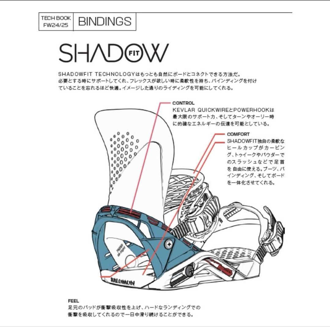 Salomon MIRAGE ビンディング ブラックS