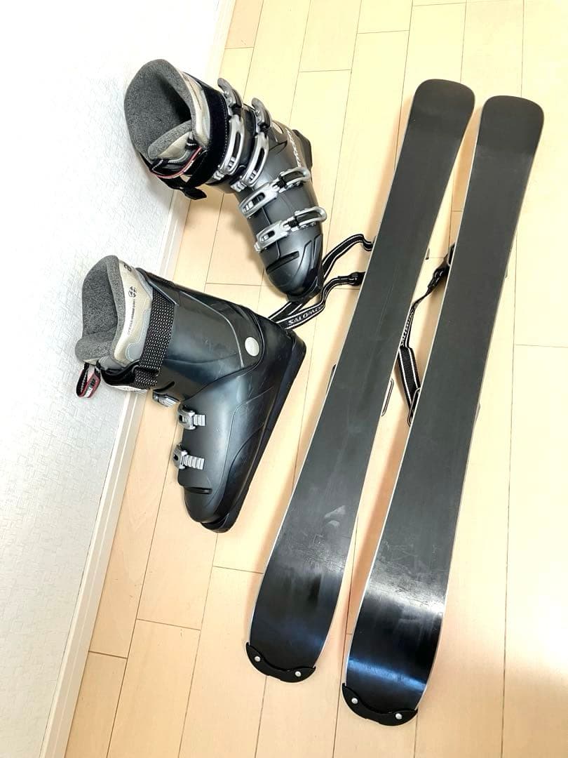 サロモンsalomon 99 ブーツ27.0 ショートスキー　大阪手渡可！