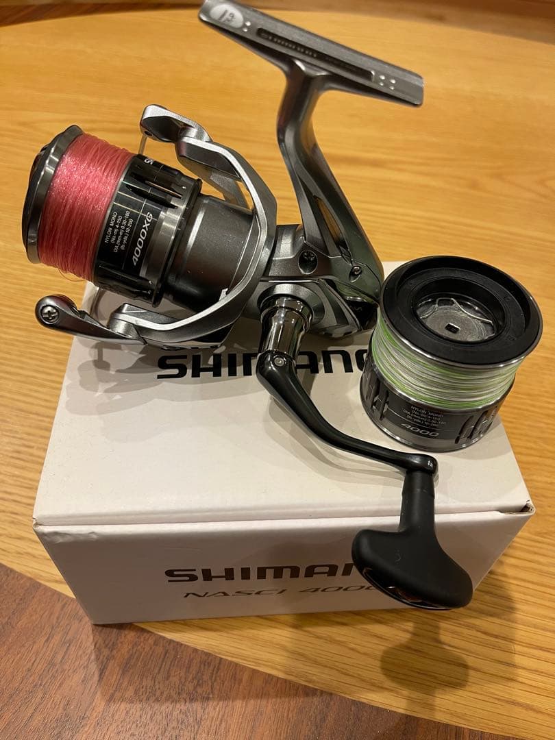 SHIMANO磯21 NASCI ナスキー4000 替スプール付き