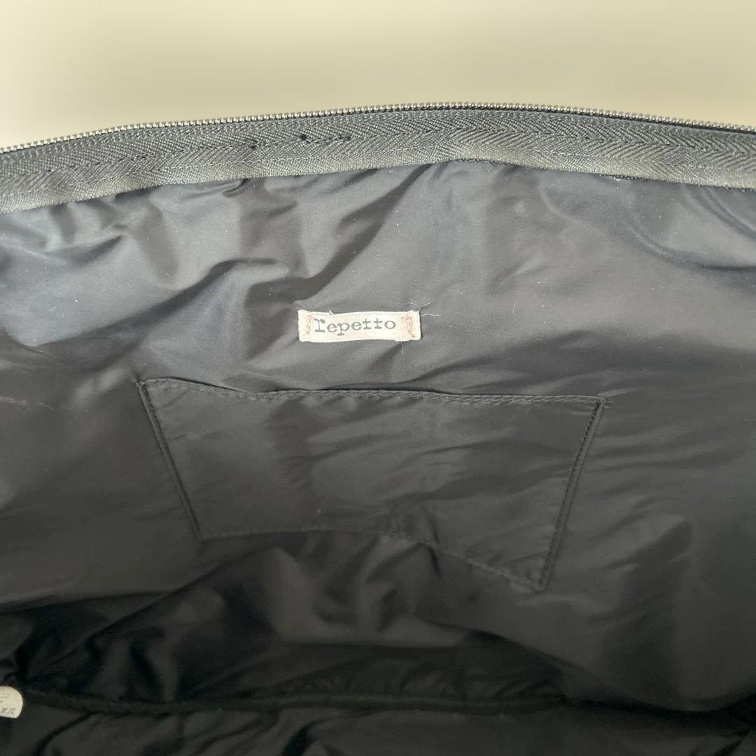 repetto メッシュ バレエレッスンバッグ 黒