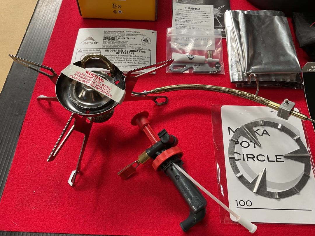 MSRウィスパーライトインターナショナル超美品&MSR alpinist2クック