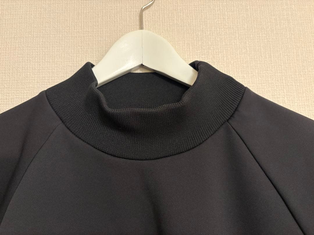 8YARDS☆モックネックプルオーバー XLサイズブラック