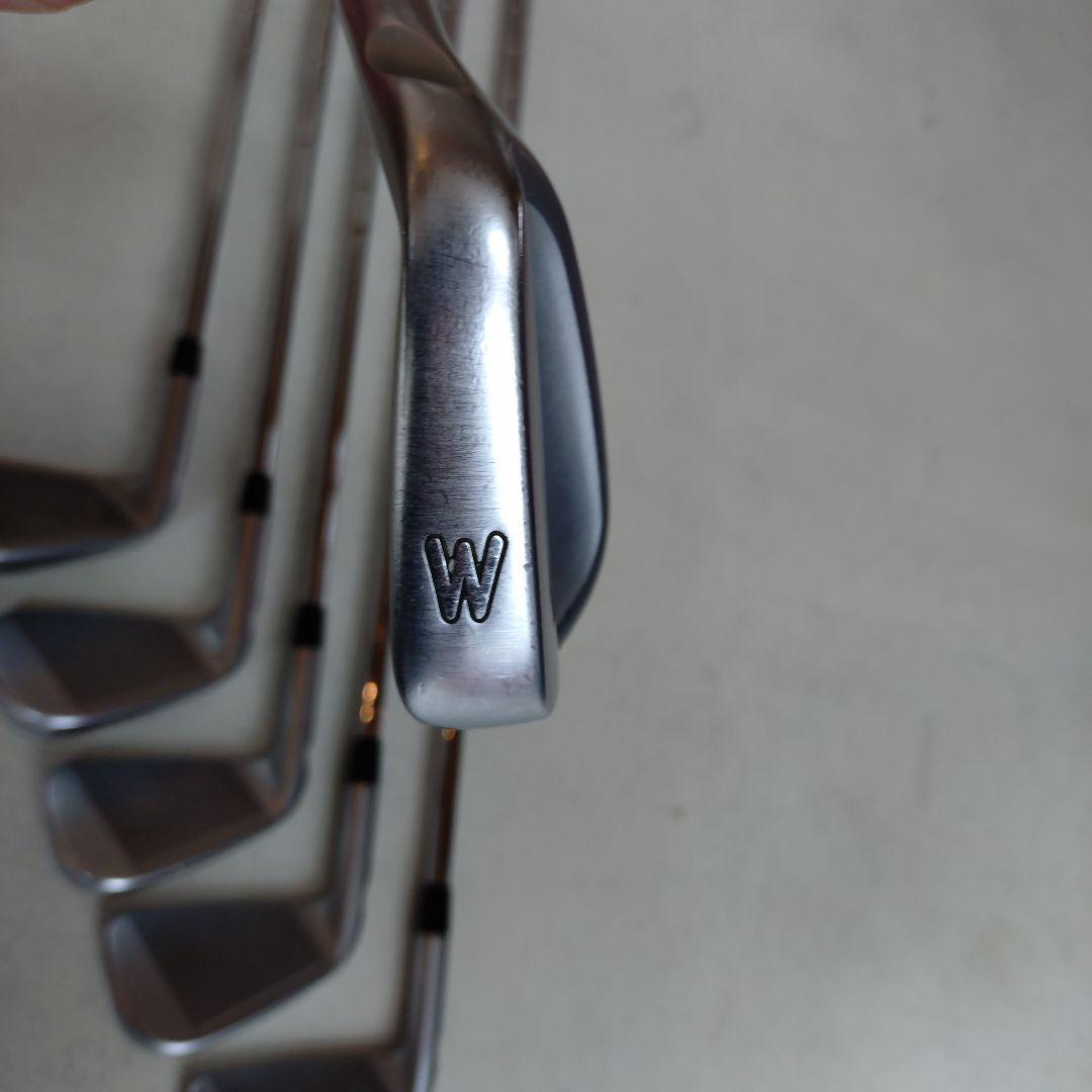 PING IBLADE　アンセット 5番〜W 6本セット　黒ドット