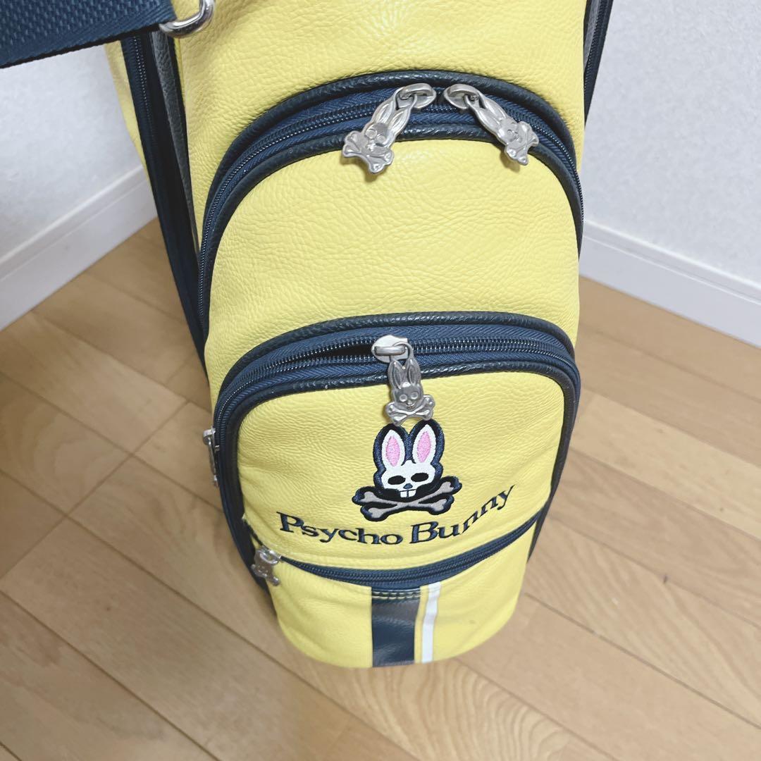 K110 Psycho Bunny サイコバニー キャディバッグ イエロー
