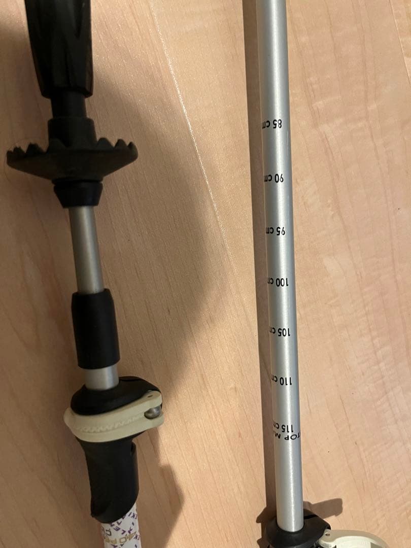 LEKI ノルディックウォーク スキー ストック 調整可能 90-120cm