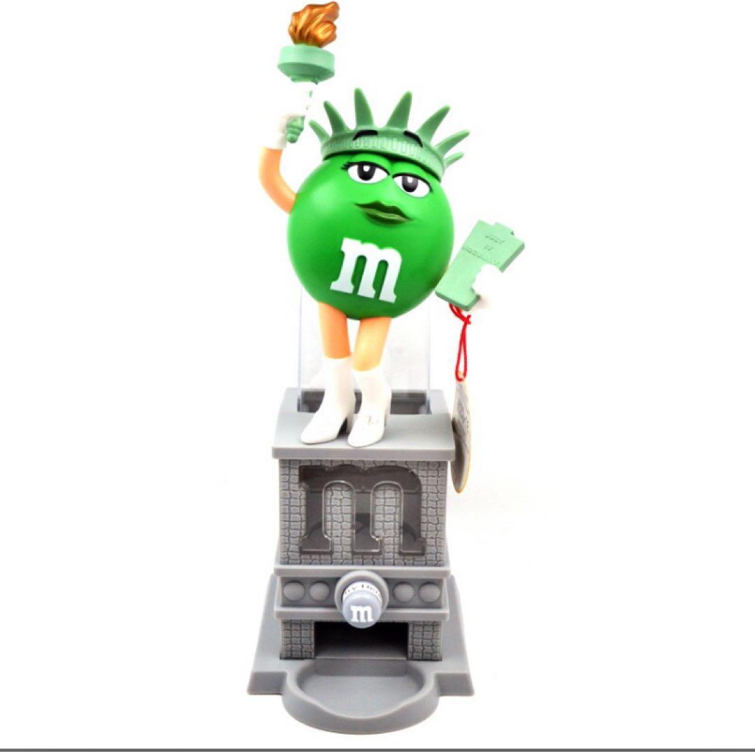 M&M's グリーン 自由の女神 ディスペンサー