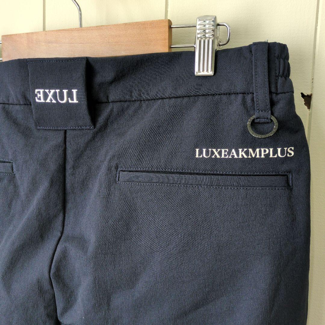 LUXE AKM PLUS リュクスエイケイエムプラス ゴルフスラックス 紺
