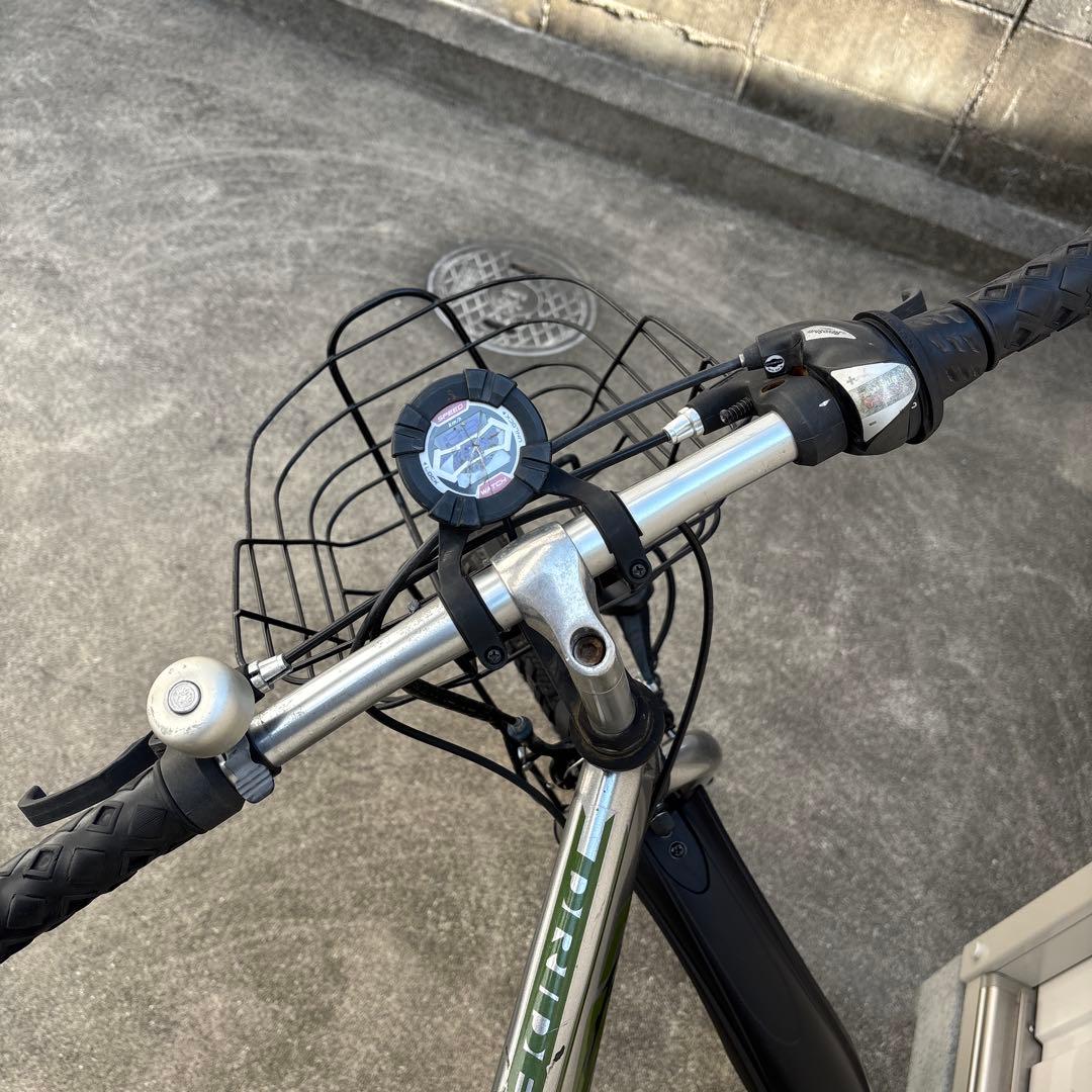 ★ドライド★人気！24インチ　子供用　自転車　変速　シルバー　引き取り限定