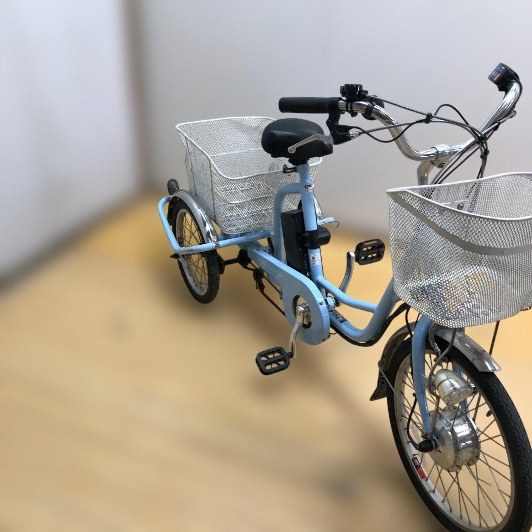 電動アシスト三輪自転車 ミムゴ MG-TRM20EB カゴ付き 260405-2