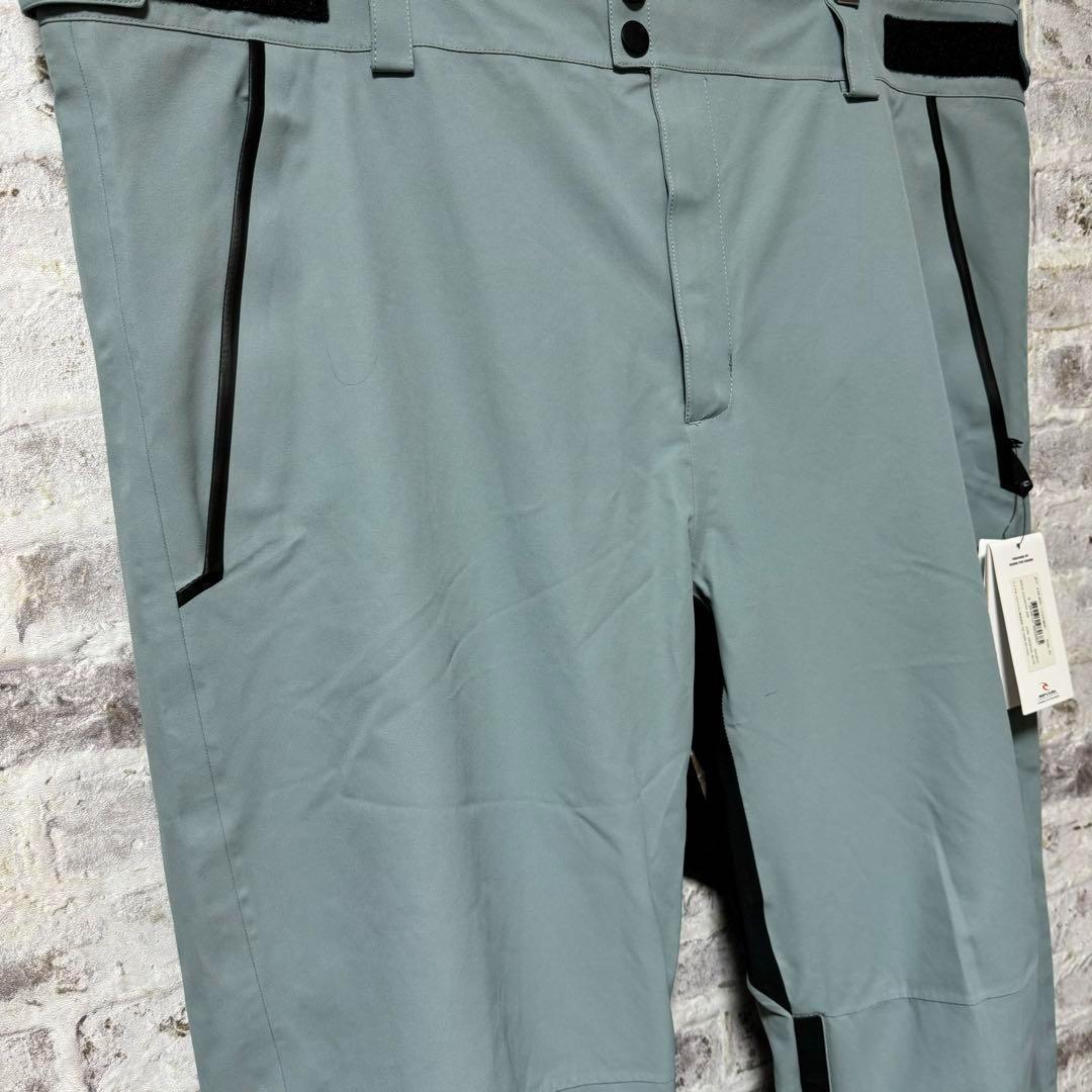 374　【リップカール】メンズ　撥水　ビブパンツ　2.5L　XL　ミネラルブルー