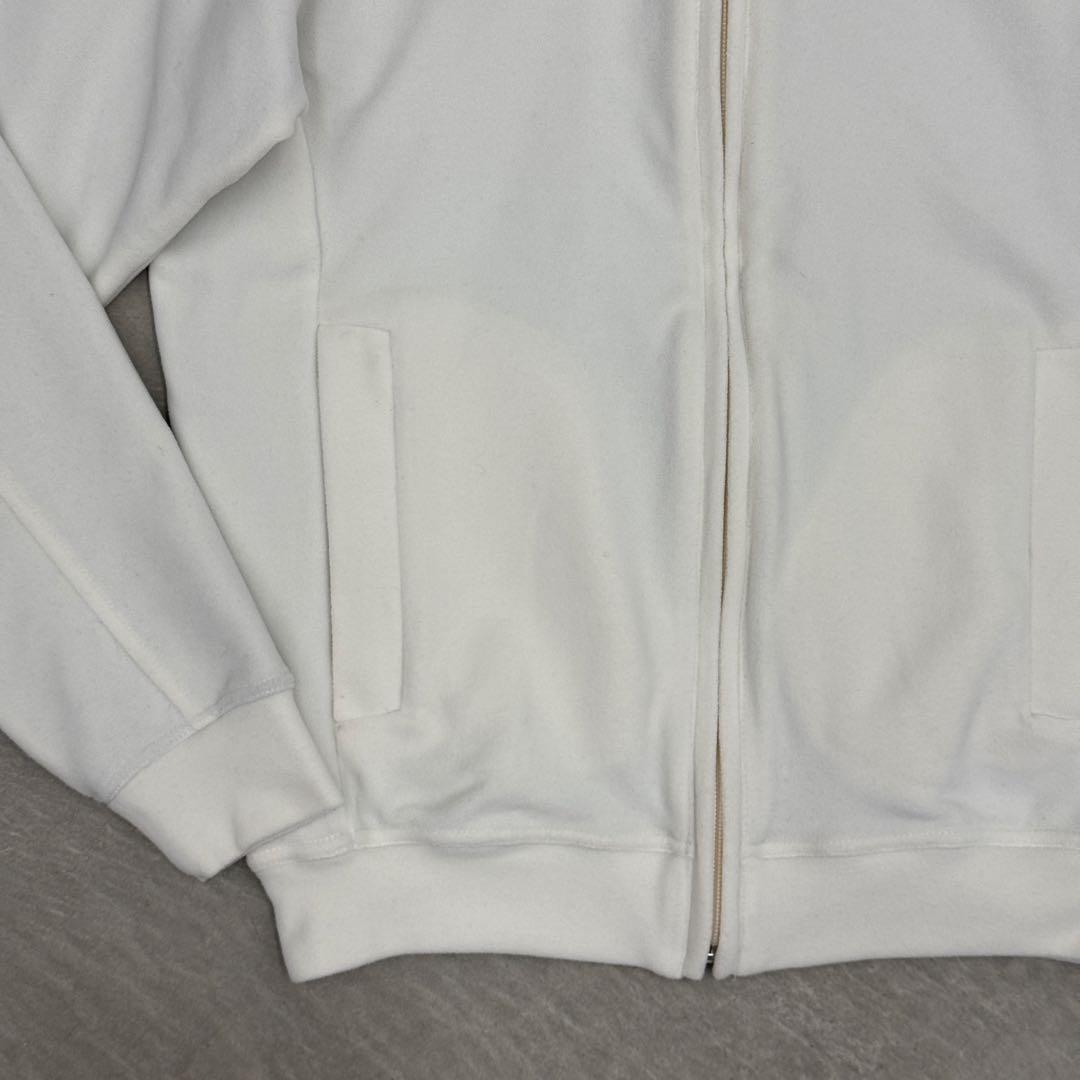 シェルボ CHERVO フリース ジップアップ ポリ ホワイト 44 【美品】