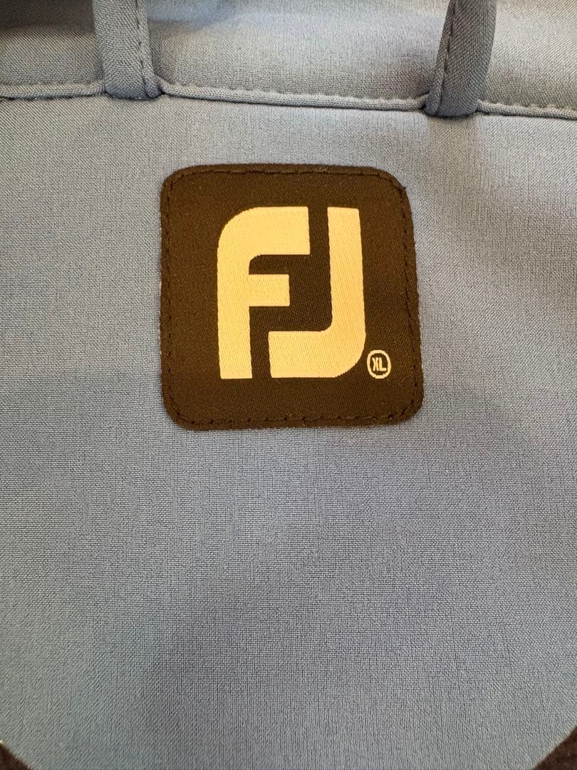 【美品】FootJoy golf フード付きジャケット 青 XLサイズ